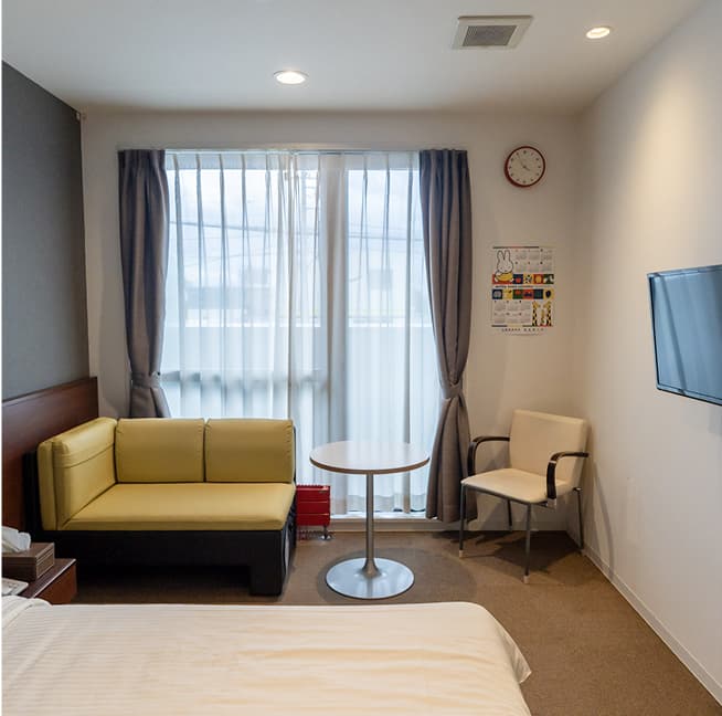 宿泊型産後ケアの様子