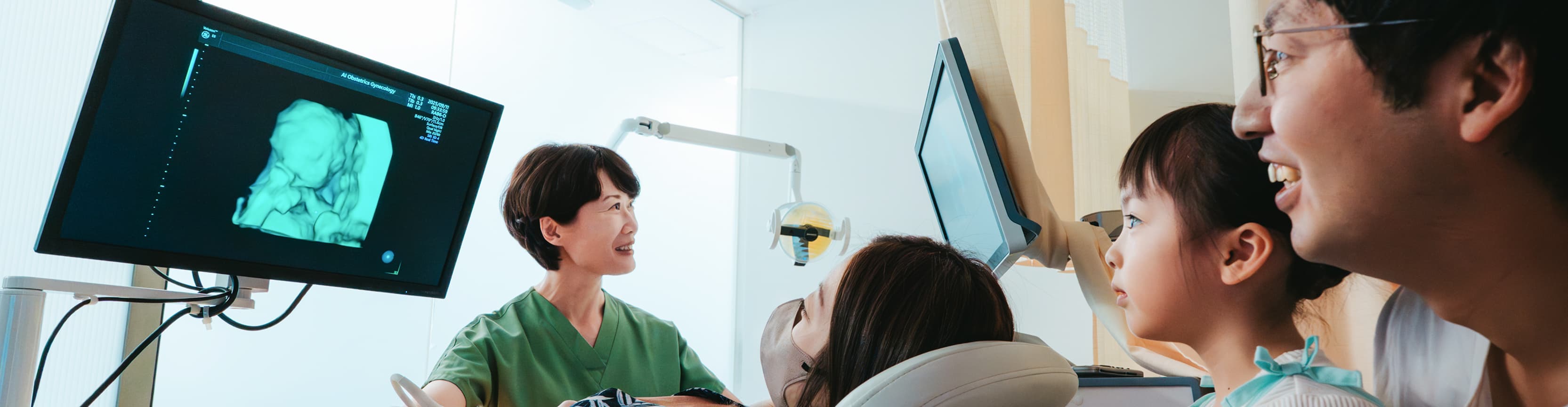 妊婦健診の様子