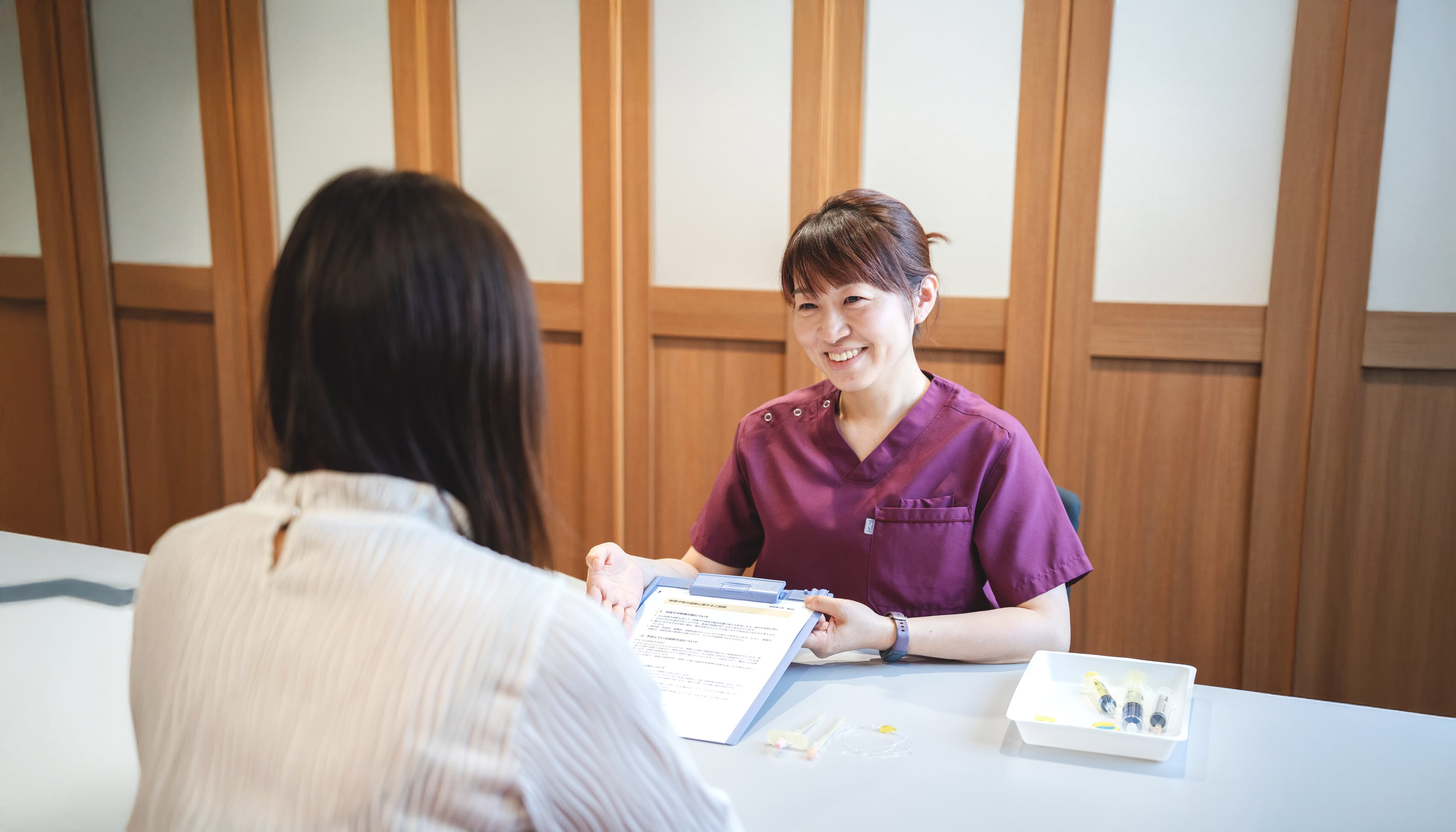 妊婦さんへの丁寧なサポート